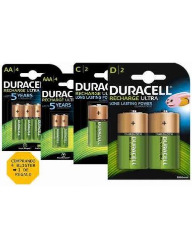 Pilas recargables Duracell