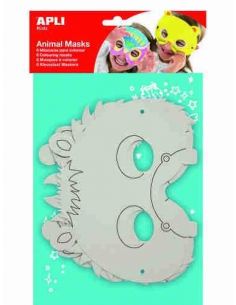 Máscaras de animales para colorear