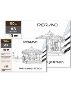 Láminas para dibujo lineal Fabriano