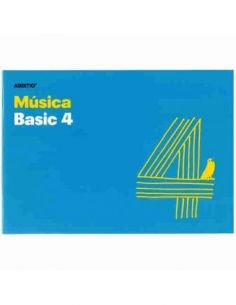 Cuaderno de música Basic 4 pentagramas 10 hojas