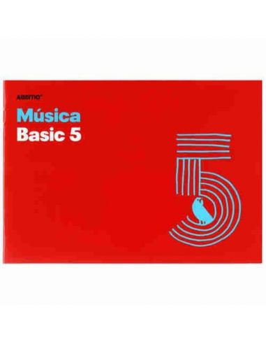 Cuaderno de música Basic 5 pentagramas 10 hojas