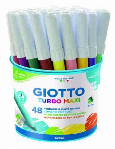 Bote 48 rotuladores Turbo Maxi