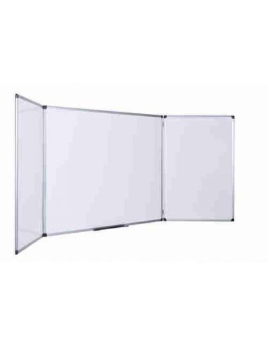 Pizarra tríptica blanca