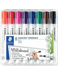 Rotuladores Lumocolor 351 estuche de 8 colores