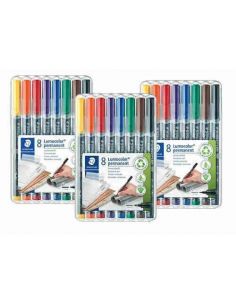 Estuches rotuladores Lumocolor permanente