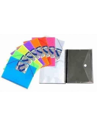 Carpeta de fundas espiral maxiplas translúcidas