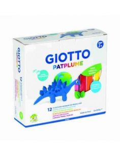 Plastilina Giotto Patplume 12 uds. colores surtidos