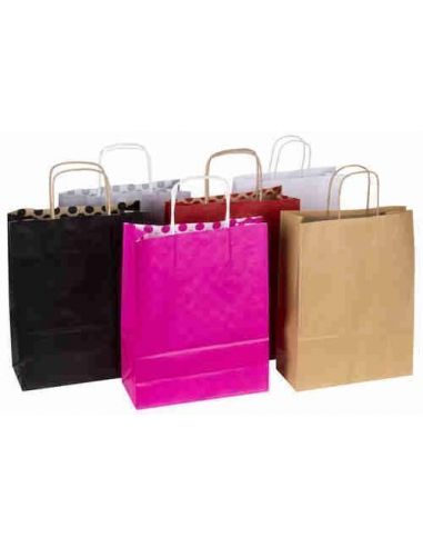 Bolsas de papel Kraft colores