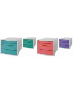 Buc de 4 cajones Esselte Colour'Breeze
