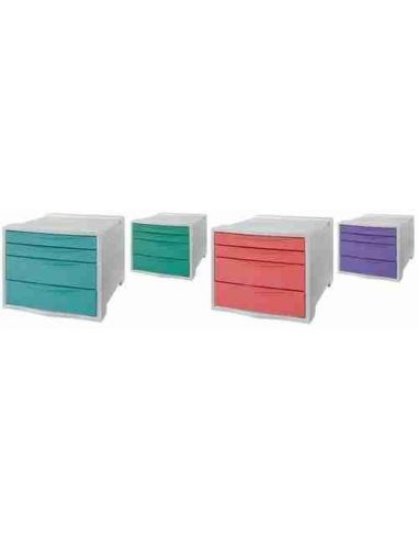 Buc de 4 cajones Esselte Colour'Breeze