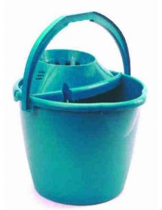 Cubo azul para fregona