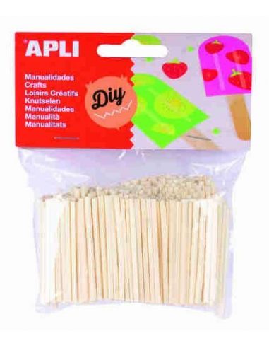 Mini-palillos de madera 50 x Ø 2 mm 500 uds.