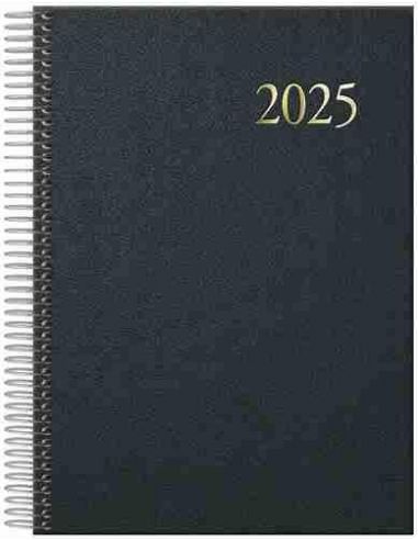 Agenda Día Página Segovia 14x20 Negra 2025