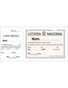 Talonario Lotería Nacional