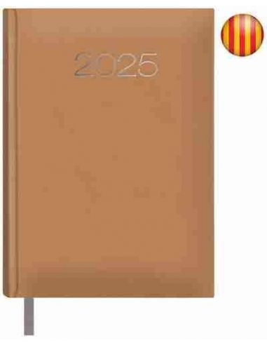 Agenda Día Página Lisboa 14x20 Cámel Catalán 2025
