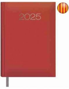 Agenda Día Página Lisboa 14x20 Burdeos Catalán 2025
