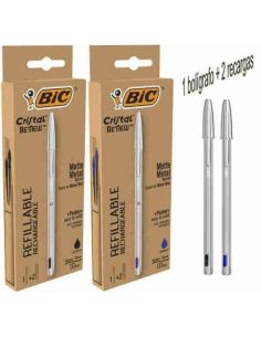 Bolígrafo Bic Cristal Re´New