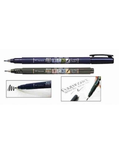 Rotulador caligrafía Fudenosuke negro