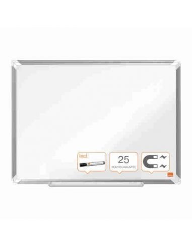 Pizarra magnética de acero vitrificado Nobo Premium Plus