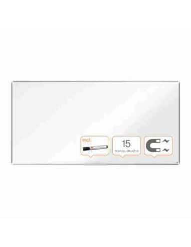 Pizarra magnética de acero lacado Nobo Premium Plus