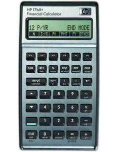 Calculadora financiera HP 17BII+