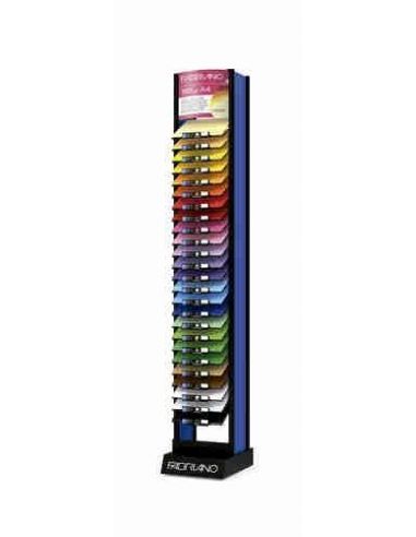 Cartulinas Fabriano Colore expositor + 2500 cartulinas A4 (25 col x 100 hojas)
