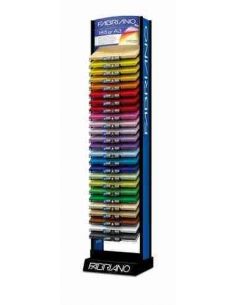 Cartulinas Fabriano Colore expositor + 2500 cartulinas A3 (25 col x 100 hojas)