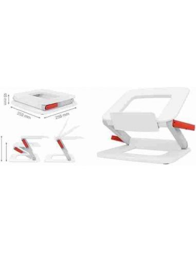 Soporte multiángulo ajustable para portátil Leitz Ergo