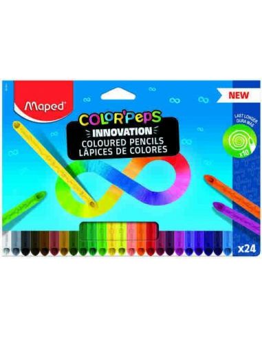 Lapiceros de colores Color'Peps Infinity caja de 24 uds.