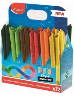 Lapiceros de colores Color'Peps Infinity pack escolar 72 uds.