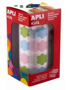 Rollo gomets Forma Flor Multicolor surtidas