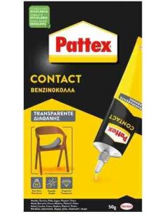 Pegamento contacto transparente