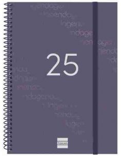 Agenda Semana Vista Year E10 Azul Catalán 2025
