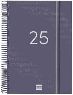 Agenda Día Página Year E40 Azul Catalán 2025