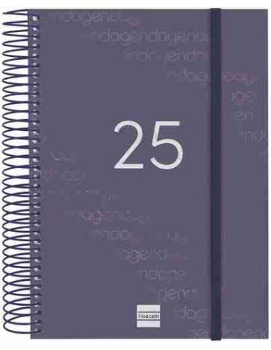 Agenda Día Página Year E10 Azul 2025