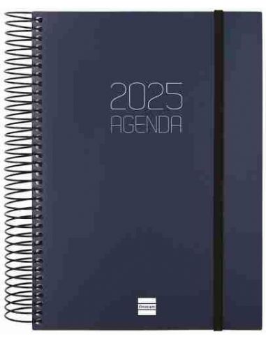 Agenda Día Página Opaque E10 Azul Catalán 2025