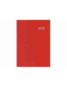 Agenda Día Página Paris 15 x 21 rojo 2025