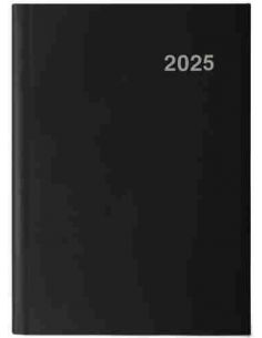 Agenda Día Página Roma 15 x 21 negro 2025