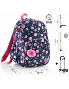 Mochila triple Oslo reciclada twinkle 27 litros 410 x 280 x 165 mm