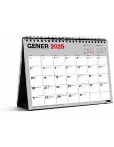 Calendario sobremesa para escribir Basic A5 Catalán 2025