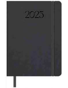 Agenda Día Página Manhattan 14x20 Negro 2025