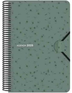 Agenda Semana Vista Espiral 2025  tapa polipropileno 13