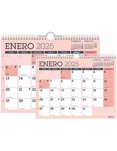 Calendario pared 2025 Classic 42 x 30 cm.
