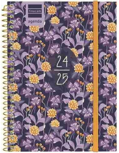 Agenda escolar Finocam secundaria Lilac 1/8 SVH 24-25