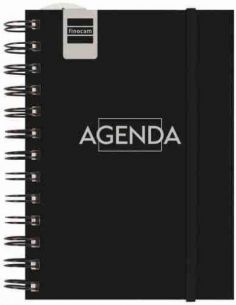 Agenda escolar Finocam Mini-institut 1/8 1DP 24-25 negro