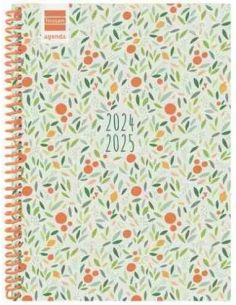 Agenda escolar Finocam Diva 1/4 SVH 24-25 fruits